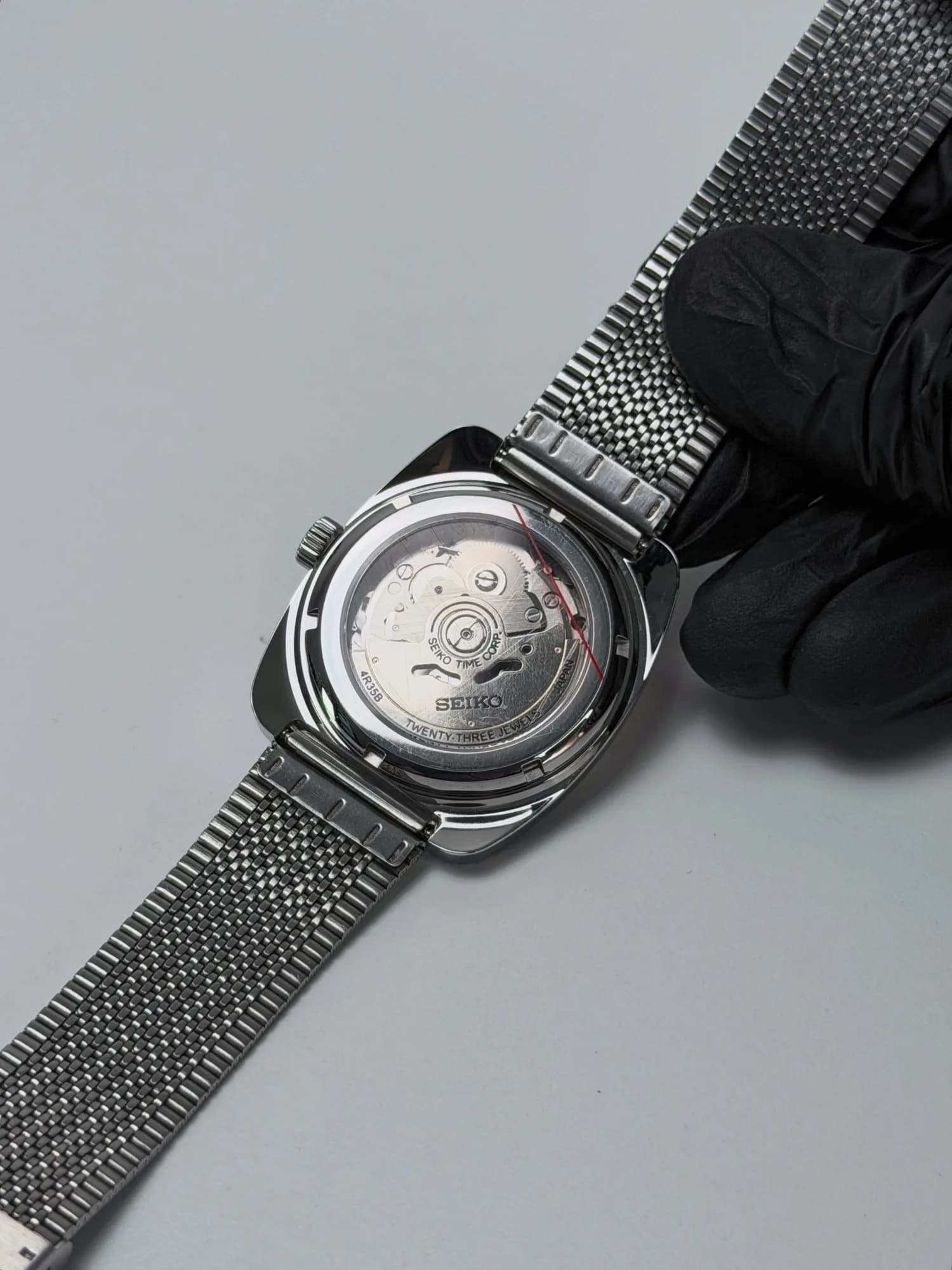 Custom S. Mod 36.5mm Clous de Paris Guilloche Salmon Diamond Datejust Automatic Watch  — image 8