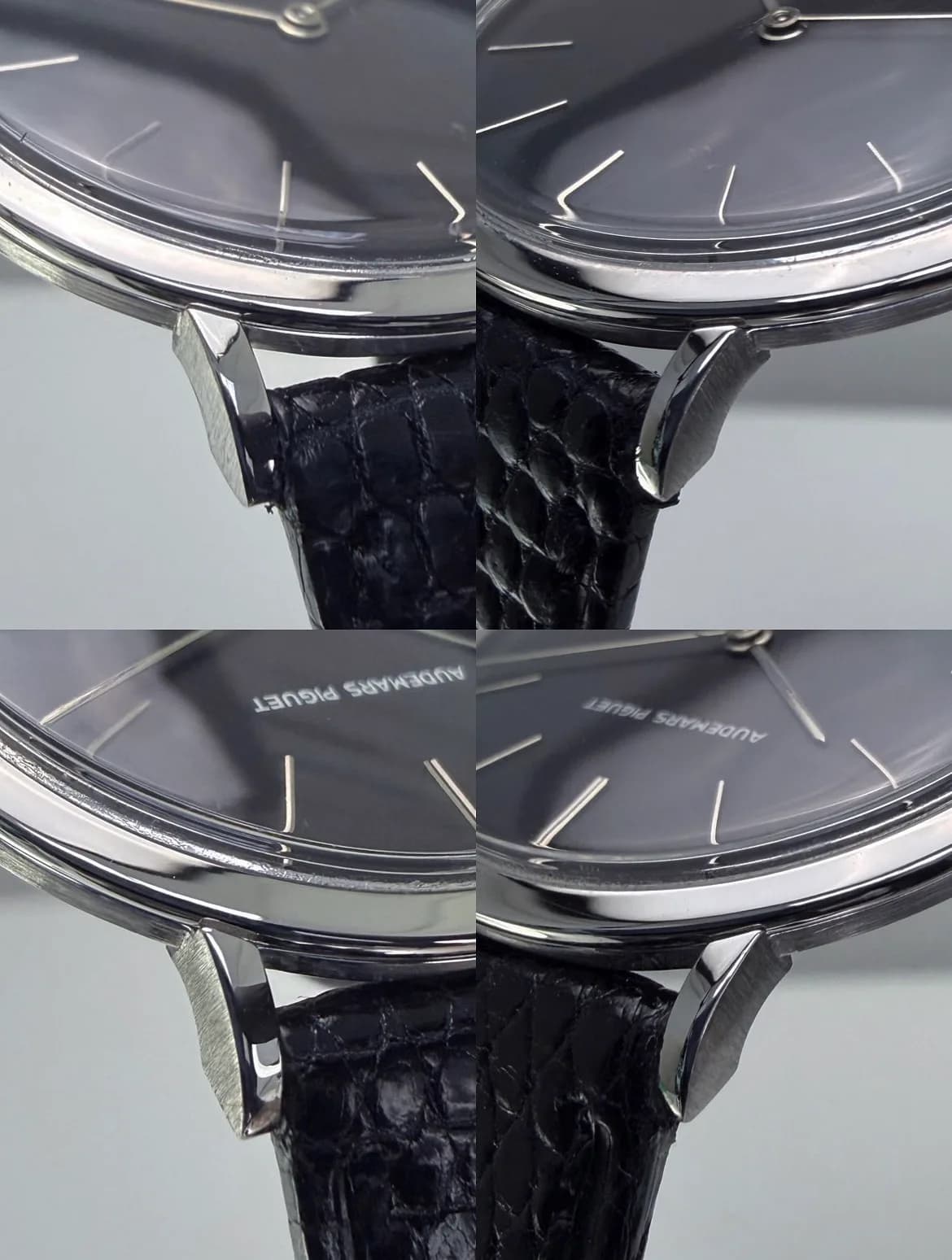 1970s Audemars Piguet Ultra Thin Black Dial 18K White Gold 33mm Cal.2003 Manual Winding Watch Only — image 11