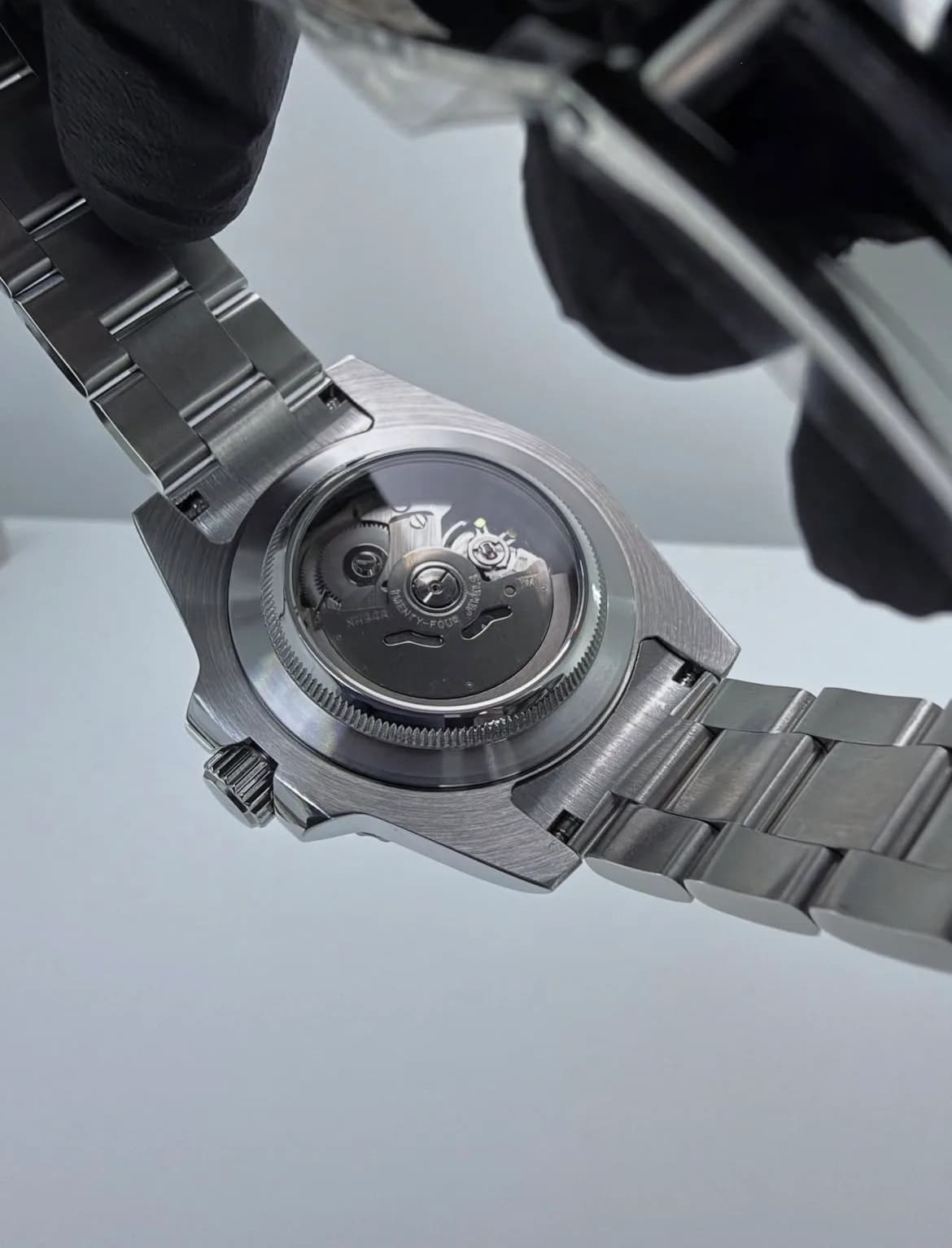 Custom S. Mod 40mm Black Meteorite Coke Automatic GMT Watch  — image 9