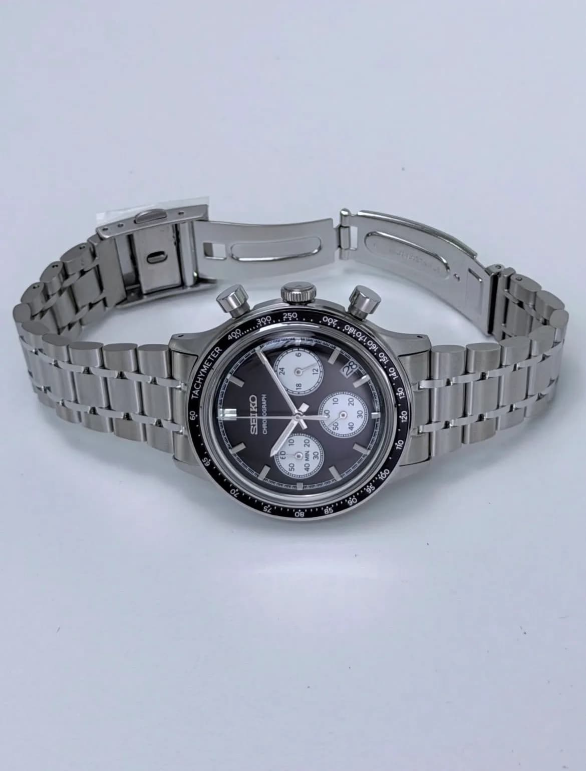 Custom S. Mod 38.5mm Black Panda Conceptual Quartz Chronograph Watch — image 7
