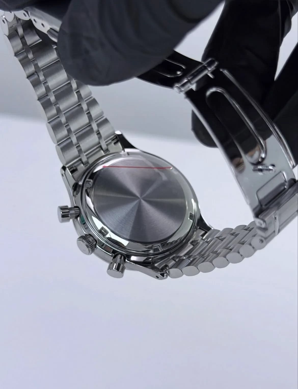 Custom S. Mod 38.5mm Green Panda Conceptual Quartz Chronograph Watch  — image 9