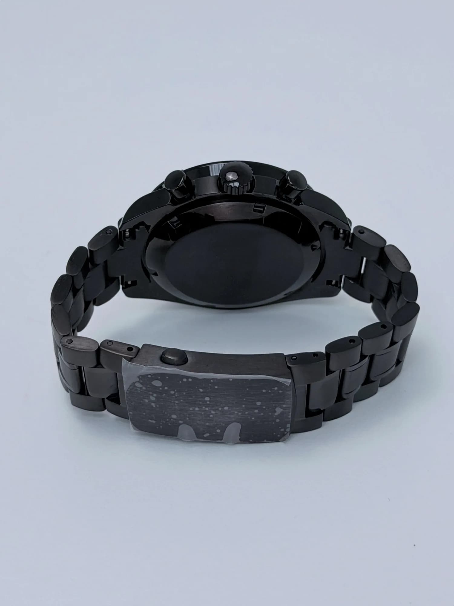 Custom S. Mod 40mm Black White Speedy Quartz Chronograph Watch  — image 8