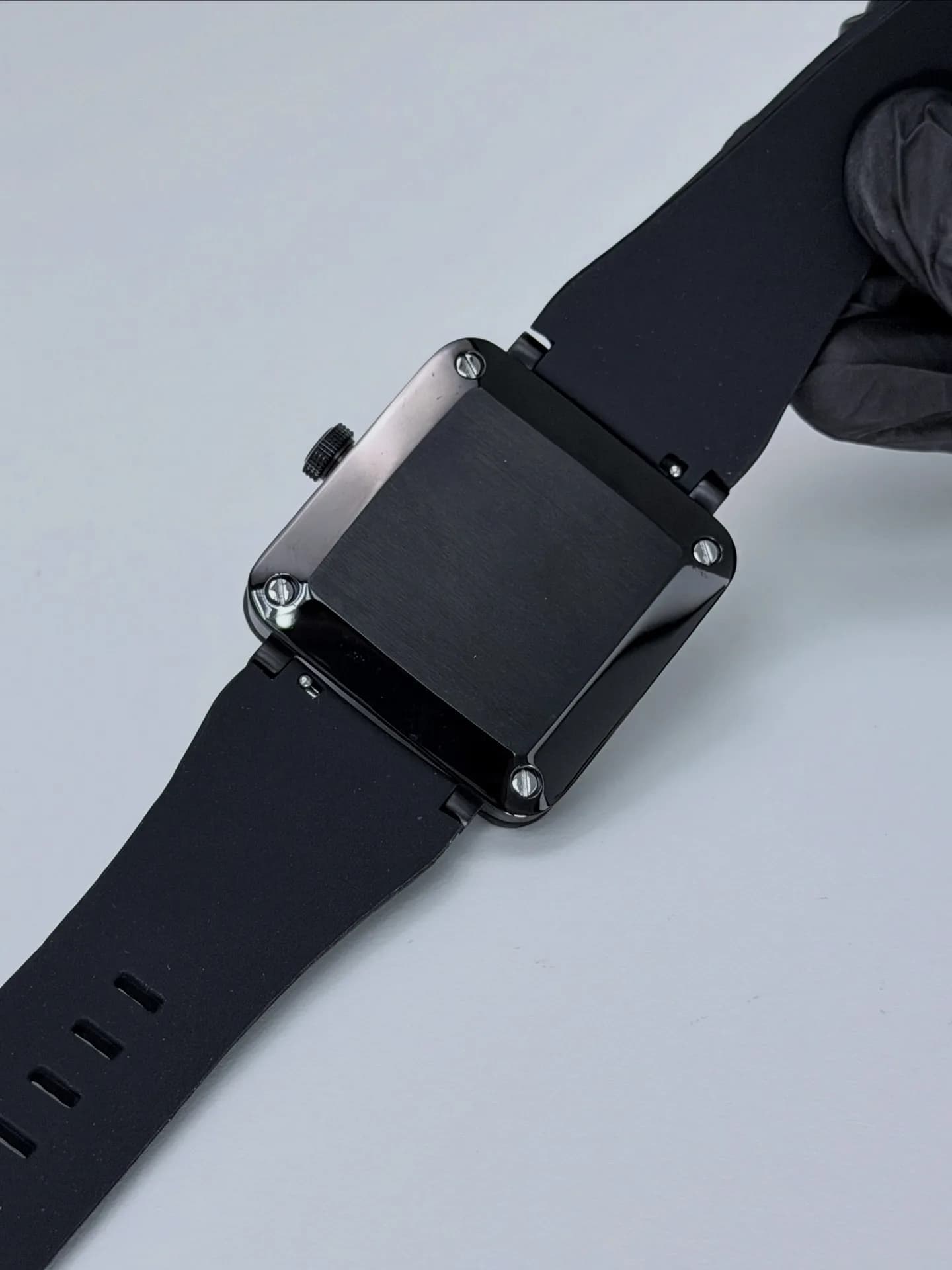 Custom S. Mod 41mm Black Phantom BR03 Day Date Automatic Watch  — image 8