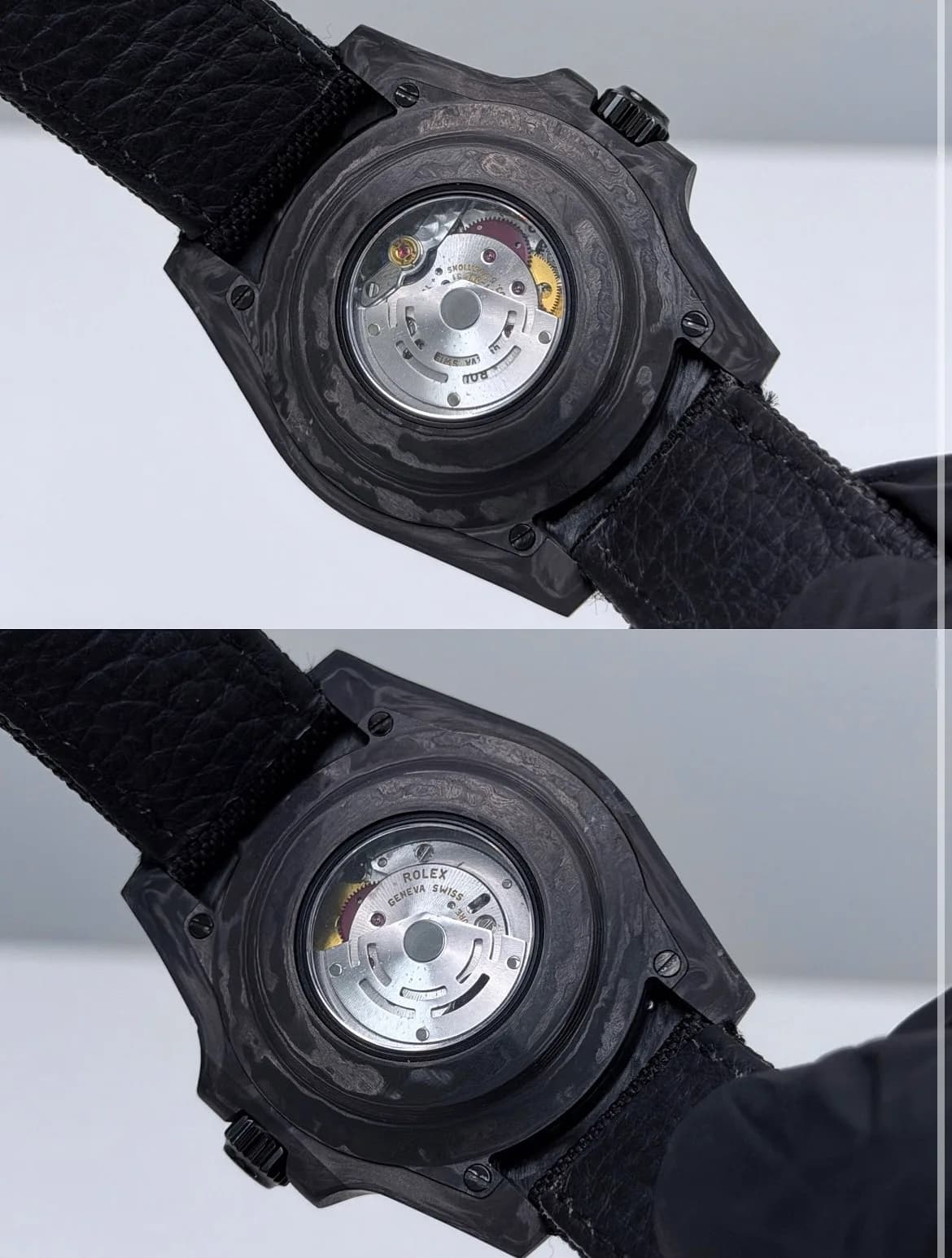 40mm Custom Rolex Submariner Date cal.3135 Forged Carbon Case Carbon Dial DIW-Inspired Black Edition Automatic Watch  — image 7