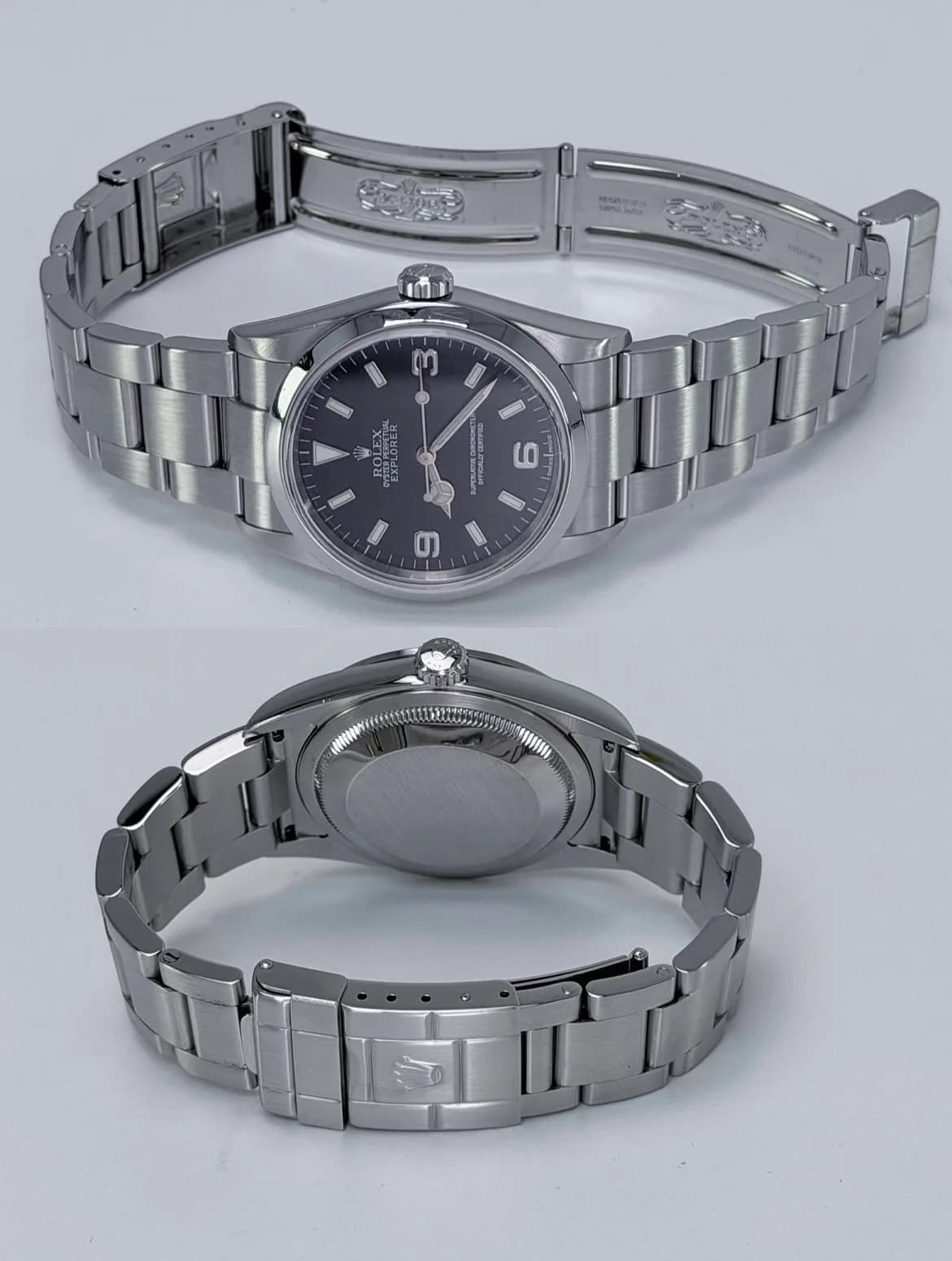 2002 36mm Rolex Explorer I Black Dial ref.114270 Cal.3130 Automatic Watch Only — image 6