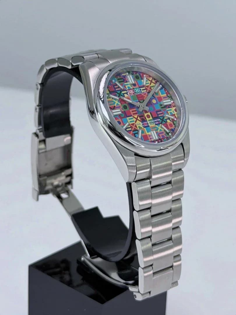 Custom S. Mod 36mm Rainbow Jubilee Oyster Perpetual Automatic Watch — image 4