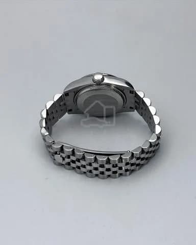 Custom S. Mod 31mm Silver Datejust w/ Gold Indices — image 4