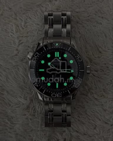 Custom S. Mod 41mm Black 007 Seamaster Professional 300M — image 6