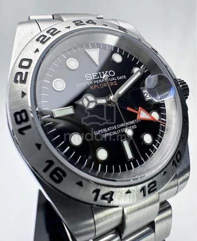 Custom S. Mod 39mm Black “Kplorer II” Automatic GMT — image 3