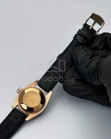 Custom S. Mod 26mm Black Diamond Rose Gold — image 4