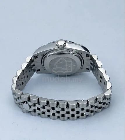 Custom S. Mod 31mm Ice Blue Roman Silver DateJust — image 5