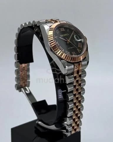 Custom S. Mod 31mm Dark Grey Roman 2-Tone Rose Gold — image 2