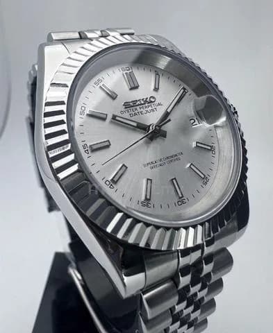 Custom S. Mod Silver Datejust 39mm — image 3