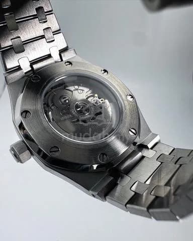 Custom S. Mod 42mm Gold Dial Silver AP — image 3