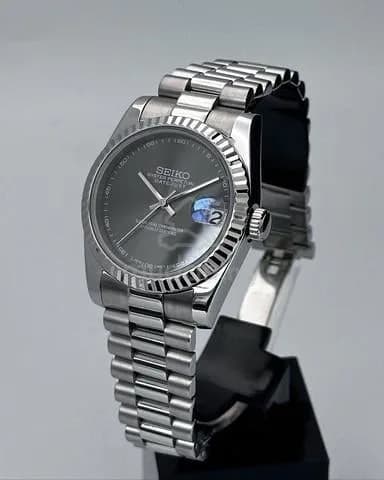 Custom S. Mod 36mm Grey Sterile Datejust — image 2