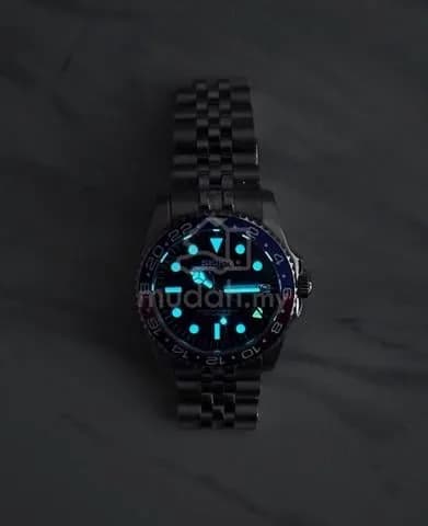 Custom S. Mod 36mm Pepsi GMT-Master II w/ Ice Blue Lume — image 2
