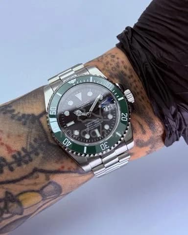 Custom S. Mod 40mm Ice Lume Starbucks Submariner — image 1