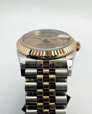 31mm 2019 Rolex 2-Tone Rose Gold DateJust 278271 Champagne colour Roman Dial — image 4