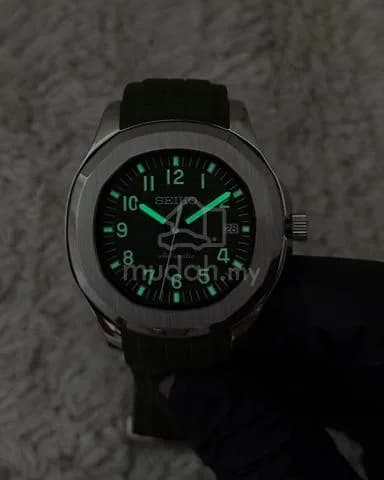 Custom S. Mod 42mm Olive Green Aquanaut — image 6