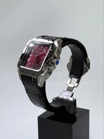 Custom S. Mod 38mm Reverse Red Roman Santos Automatic — image 3