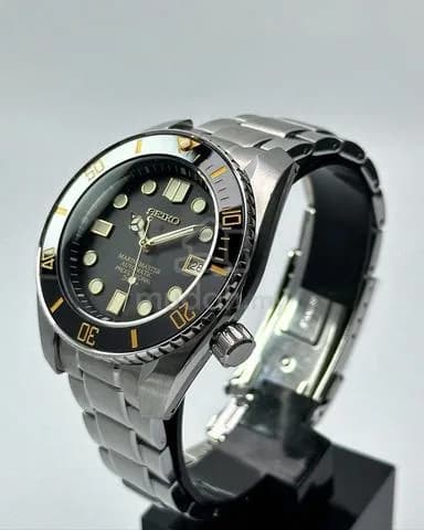 Custom S. Mod 43mm Black Gold Steel Sumo — image 5
