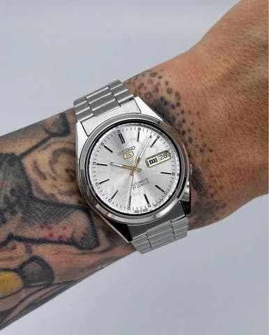 Custom S. Mod 37mm Silver Gold S. 5 SNX DayDate — image 1