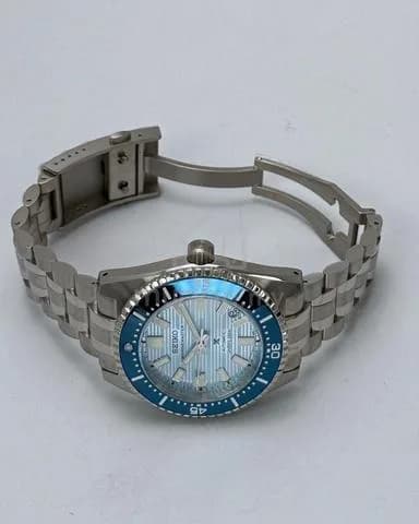 Custom S. Mod 40mm Ice Blue Prospex MarineMaster — image 4