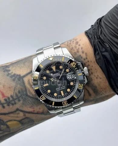 Custom S. Mod Fauxtina Submariner “Vintage” 40mm — image 1