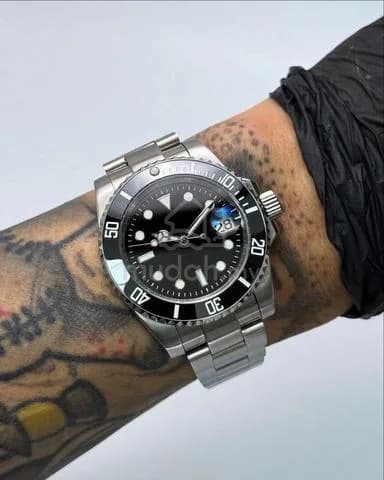 Custom S. Mod 40mm Black No Logo Submariner — image 1