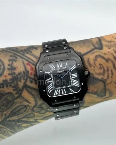 Custom S. Mod 38mm Black Roman Santos — image 1