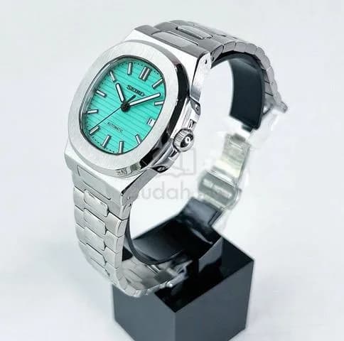 Custom S. Mod 40mm Turquoise Green Naut — image 6
