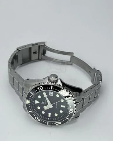 Custom S. Mod Premium Black Silver GS w/ Lumed Bezel 44mm — image 4