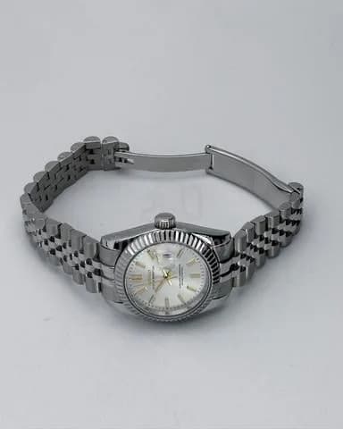 Custom S. Mod 31mm Silver Datejust w/ Gold Indices — image 3