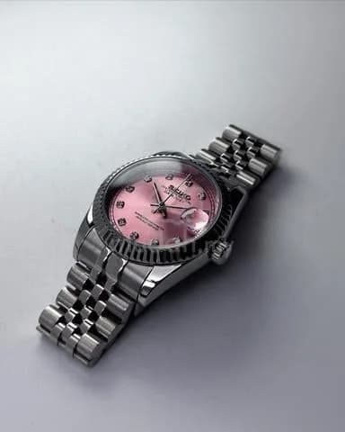 Custom S. Mod 36mm Pink Diamond Datejust — image 4