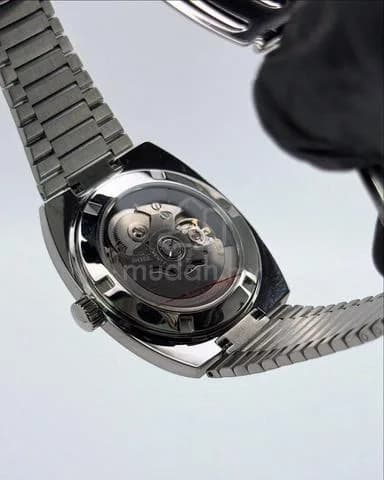 Custom S. Mod 38mm Sunburst Green Seamaster TV — image 5