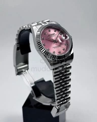 Custom S. Mod 36mm Pink Diamond Datejust — image 6