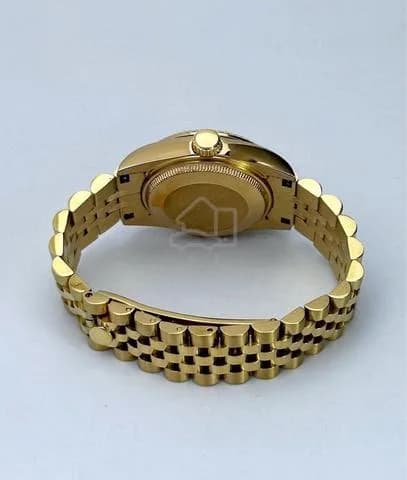 Custom S. Mod 31mm Black Gold DateJust — image 5