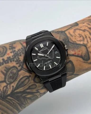 Custom S. Mod 40mm Full Black Nautilus — image 1