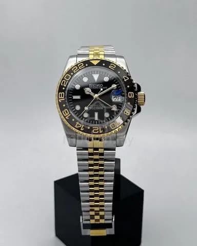 Custom S. Mod 40mm 2-Tone Steel Gold Bruce Wayne GMT-Master II — image 4