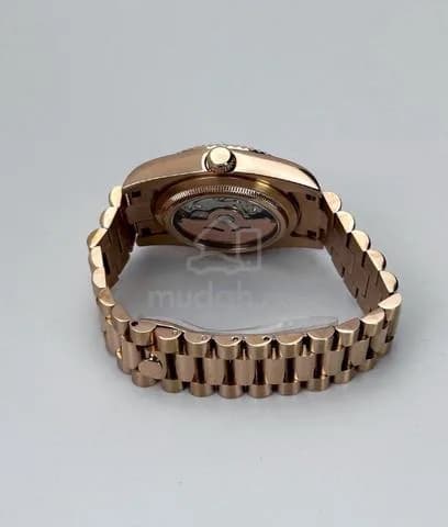 Custom S. Mod 36mm Chocolate Rose Gold DateJust — image 6