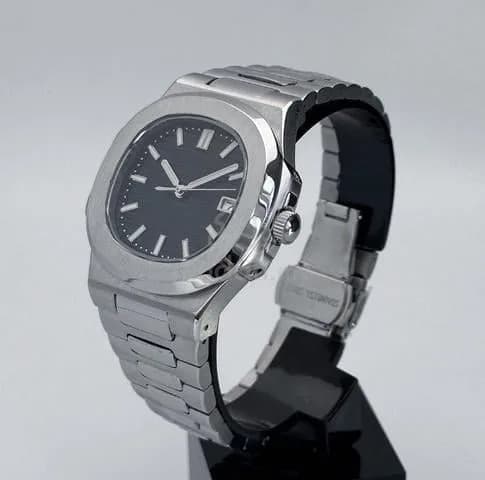 Custom S. Mod 40mm No Logo Black Nautilus — image 3