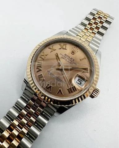 31mm 2019 Rolex 2-Tone Rose Gold DateJust 278271 Champagne colour Roman Dial — image 5