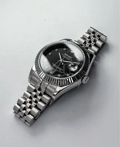 Custom S. Mod Black Diamond DateJust 41mm — image 5