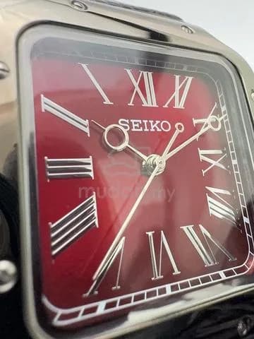 Custom S. Mod 38mm Reverse Red Roman Santos Automatic — image 4