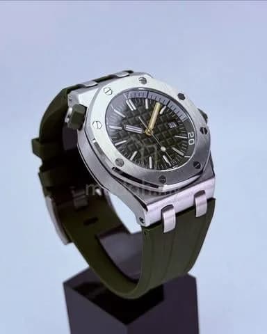 Custom S. Mod 46mm No Logo Olive Green AP — image 2
