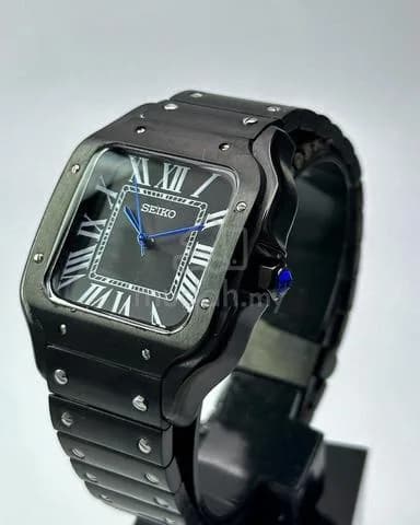Custom S. Mod 38mm Black Roman Santos — image 4