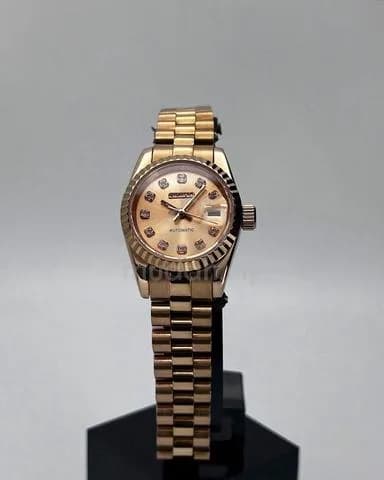 Custom S. Mod 26mm Rose Gold Diamond Datejust — image 5
