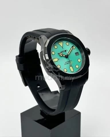 Custom S. Mod Mint Green Black Nautilus 40mm — image 4