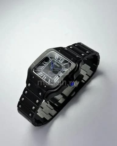 Custom S. Mod 38mm Black Roman Santos — image 5