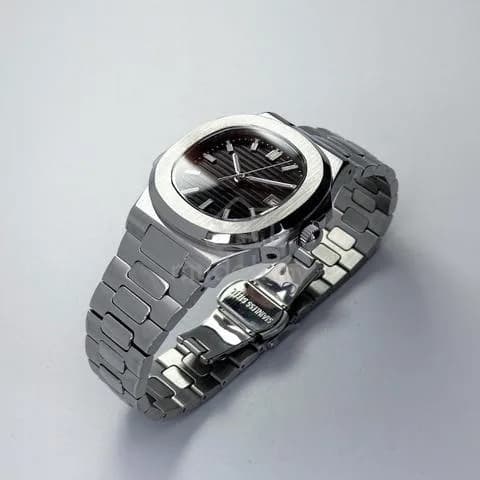 Custom S. Mod 40mm No Logo Black Nautilus — image 5
